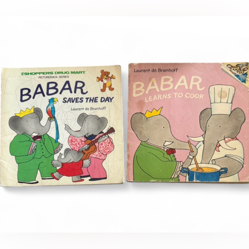 Vintage Babar the Elephant Books